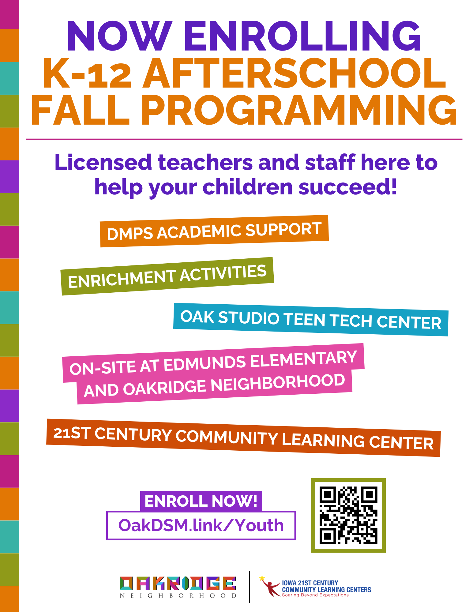 learning at Oakridge